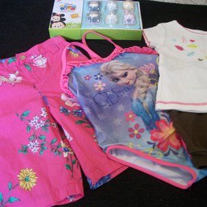 DARLING BABY & GIRL, W DISNEY ELSA SUIT BUNDLE 5 P
